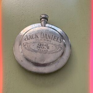 Vintage Jack Daniel's Pewter Flask